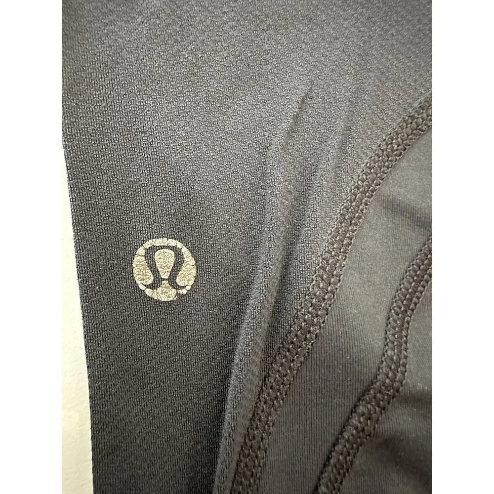 Lululemon Leggings Women's Size 6 Run Athletic Yoga Gym Black ‎ 21